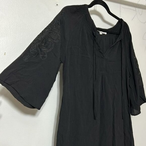 Cupcakes and Cashmere Boho Tunic Dress With Embroidered Sleeve Detail size XS - Picture 7 of 7
